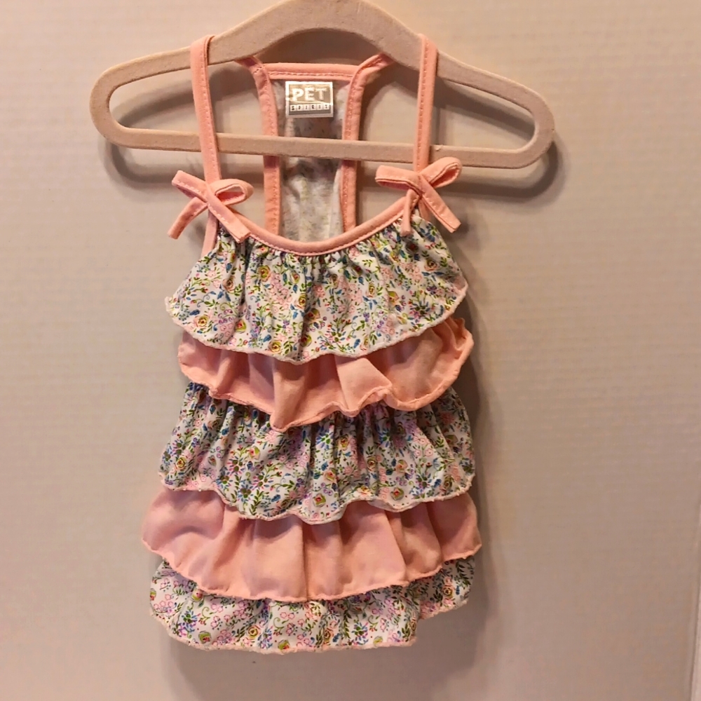 Cute little dog dress in clean and excellent condition